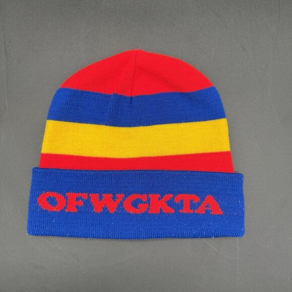 Tyler The Creator Odd Future Wolf Gang KTA Beanie Knit Hat OFWGKTA Y2K One Size - Picture 1 of 3